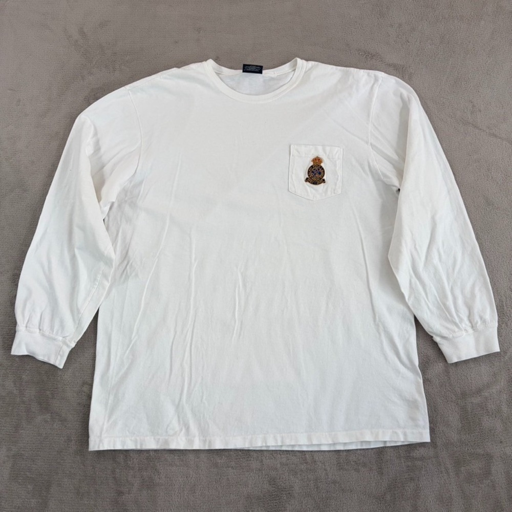 Polo Ralph Lauren Crest Big Logo RL 67 Black T-Shirt Size XL